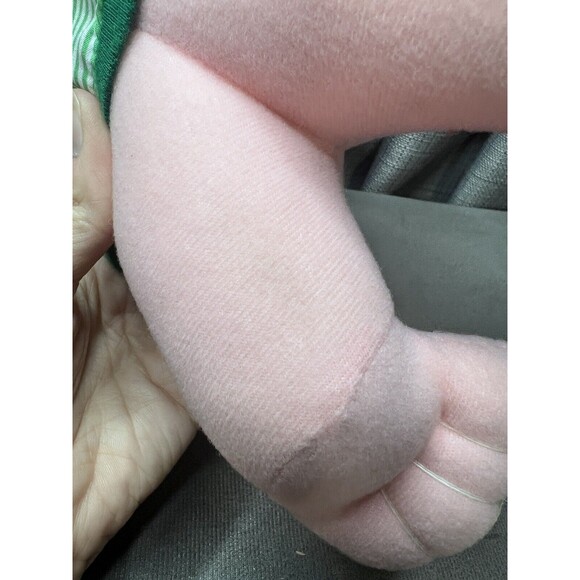 VTG Hugfun Fishing Boy Plush Stuffed Toy Pole Basket White Hair 10 Inch Clothes - Picture 14 of 16